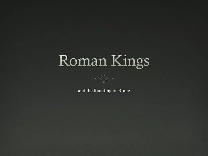 roman kings