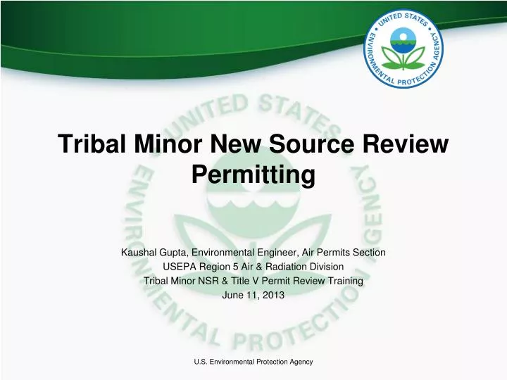 tribal minor new source review permitting