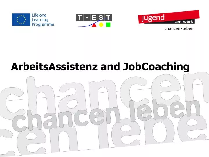 arbeitsassistenz and jobcoaching