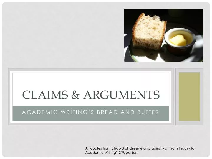 claims arguments