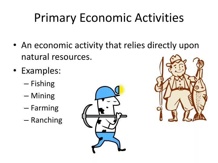 primary economic activities