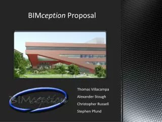 BIM ception Proposal