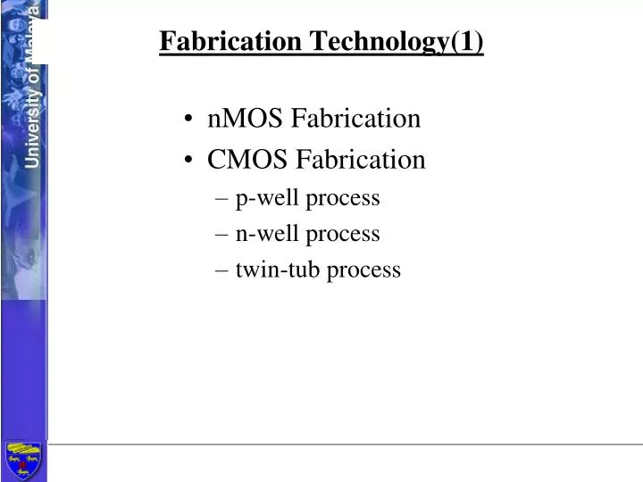 fabrication technology 1