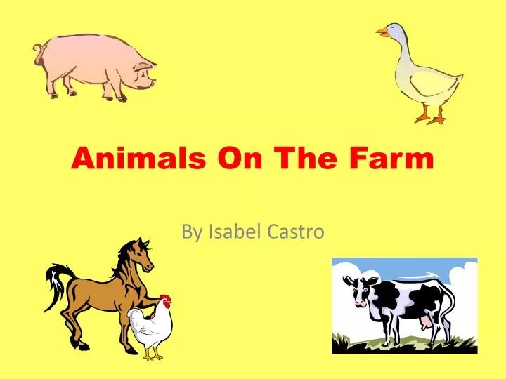 animals on the farm