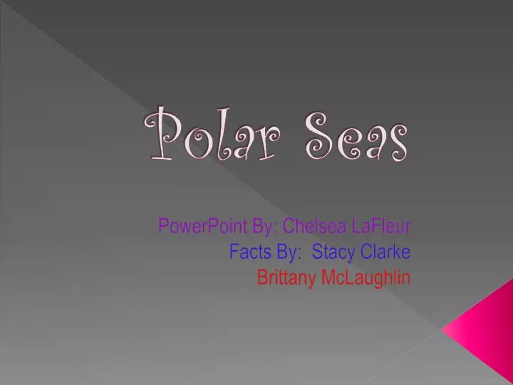 polar seas