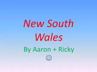 new south wales