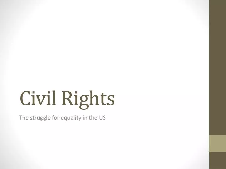 civil rights