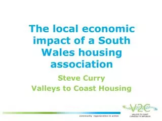 The local economic impact of a South Wales housing association