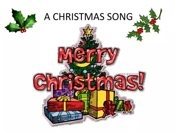 a christmas song