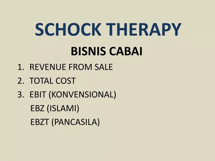 schock therapy