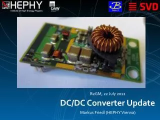 DC/DC Converter Update