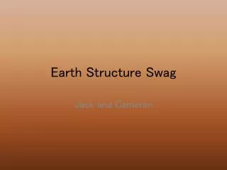 Earth Structure Swag