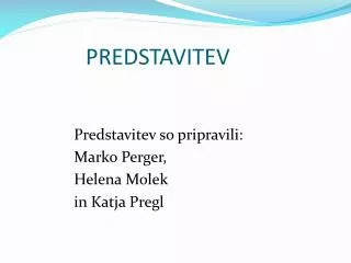 predstavitev