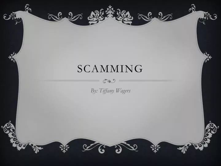 scamming