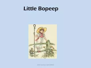 Little Bopeep