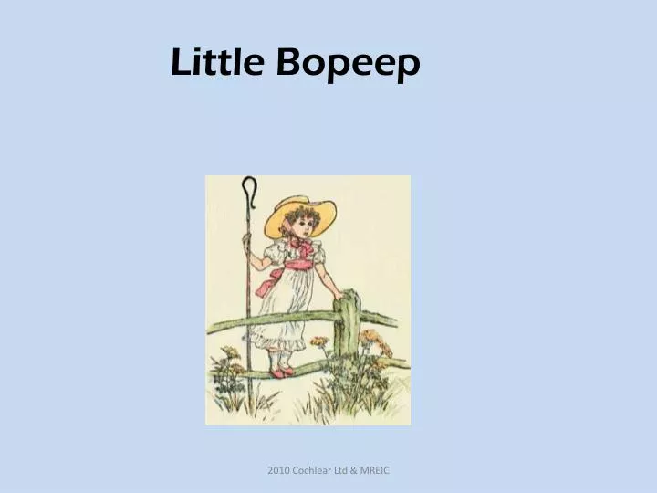 little bopeep