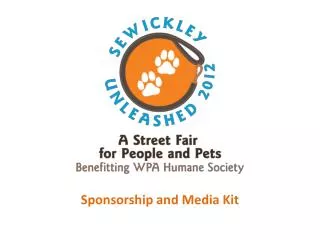 Sponsorship and Media Kit