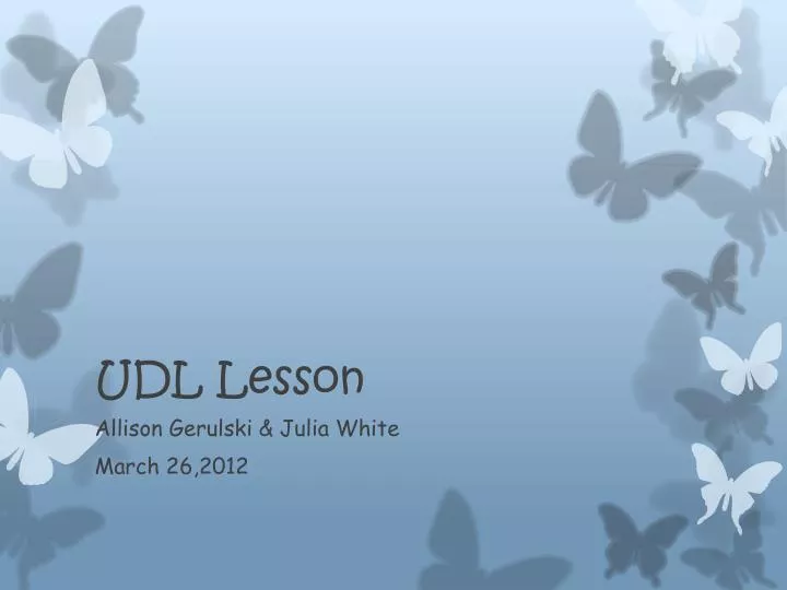 udl lesson