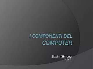 savini simone 1 a cat
