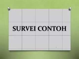 survei contoh