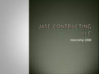 JASE Contracting LLC