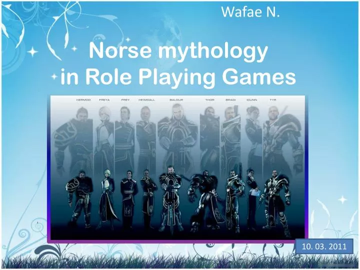 norse mythology in role playing games