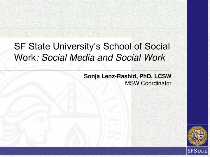 sf state university s school of social work social media and social work