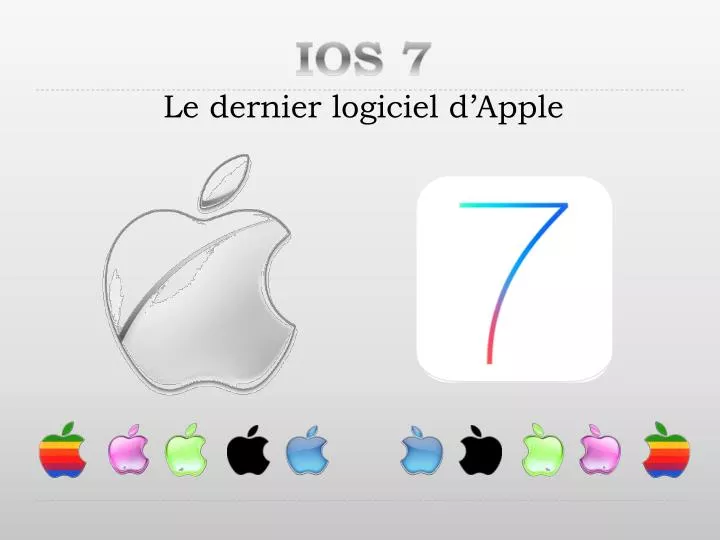 ios 7 le dernier logiciel d apple