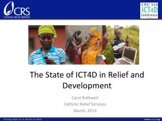 The State of ICT4D in Relief and Development