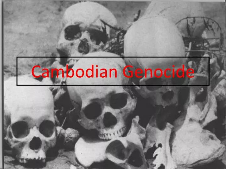 cambodian genocide