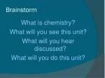 Brainstorm - slide 1