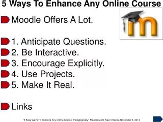 5 Ways To Enhance Any Online Course