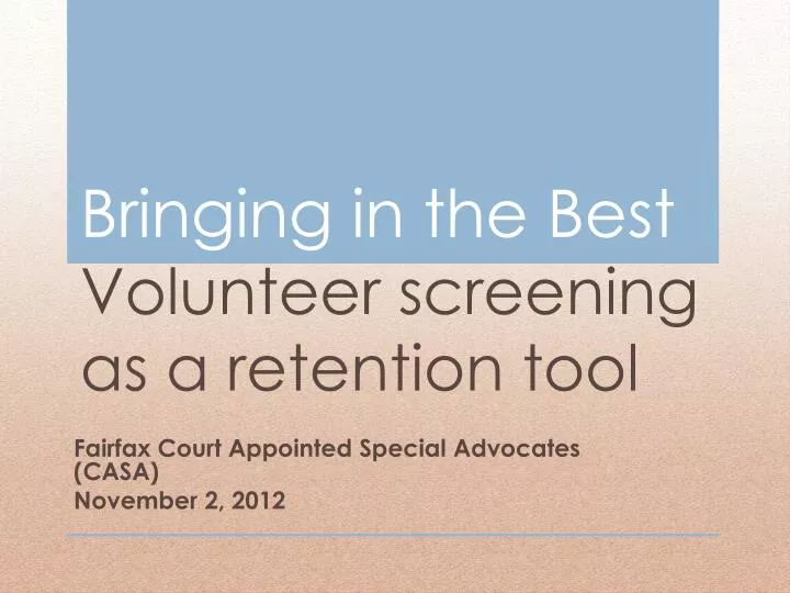 fairfax court appointed special advocates casa november 2 2012
