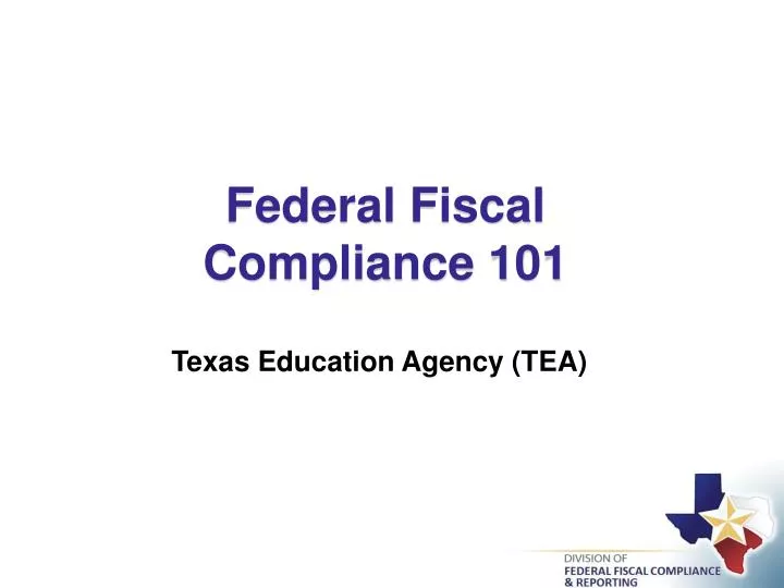 federal fiscal compliance 101