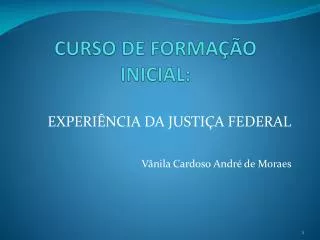 curso de forma o inicial