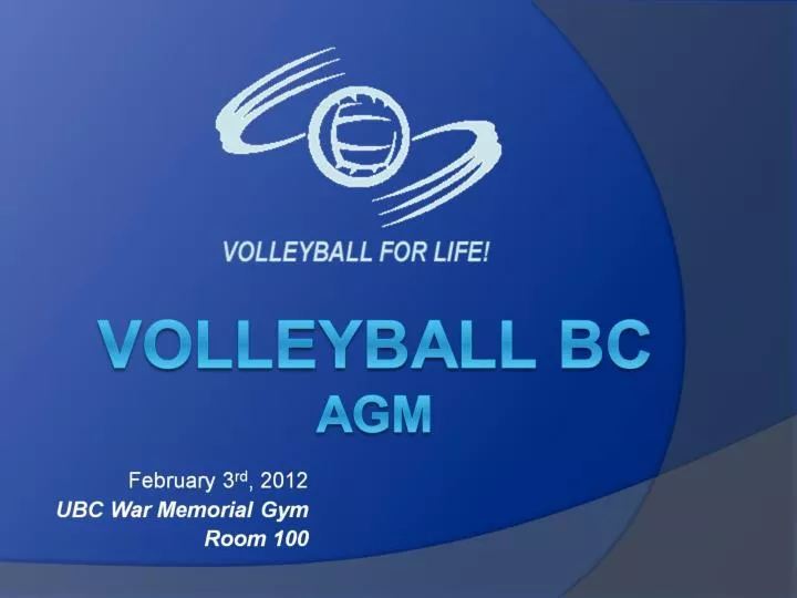 volleyball bc agm