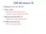 CSE 8A Lecture 19 - slide 1