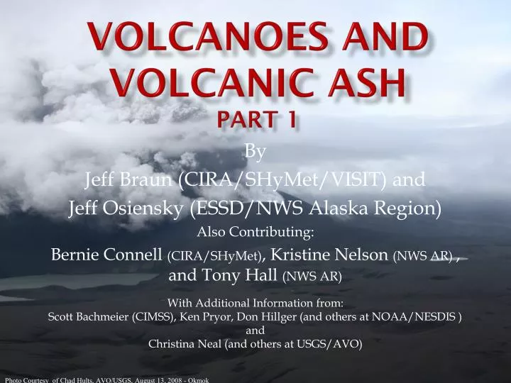 volcanoes and volcanic ash part 1