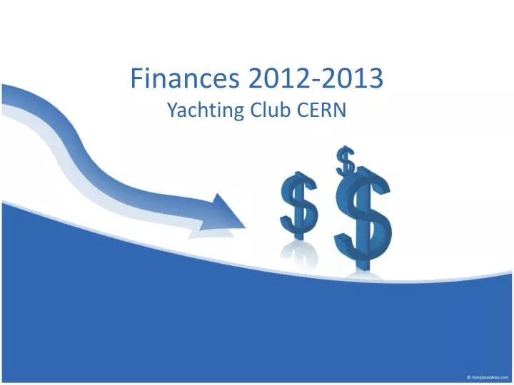finances 2012 2013