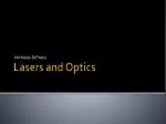 Lasers and Optics - slide 1