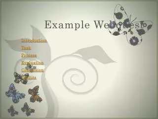 example webquest