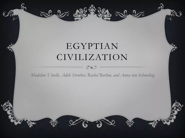 egyptian civilization