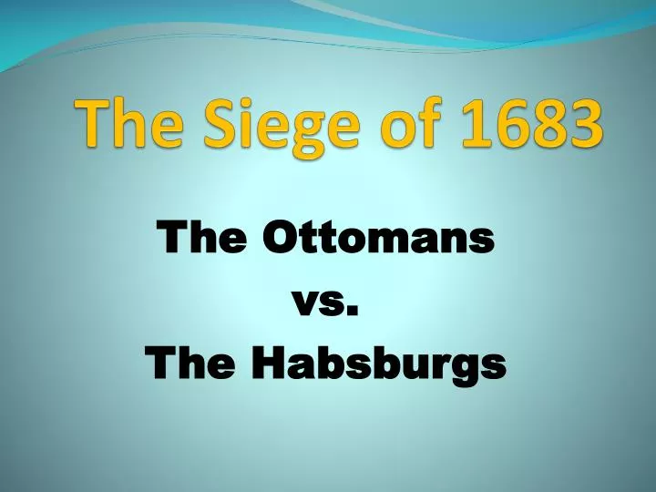 the siege of 1683
