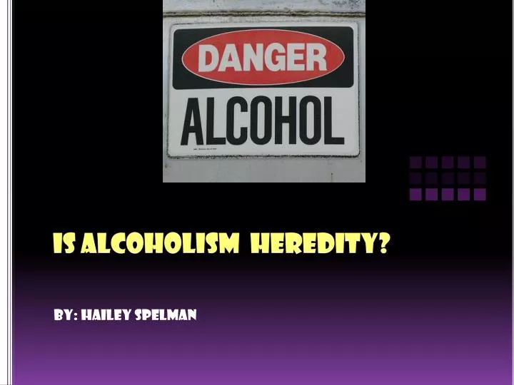 is alcoholism heredity