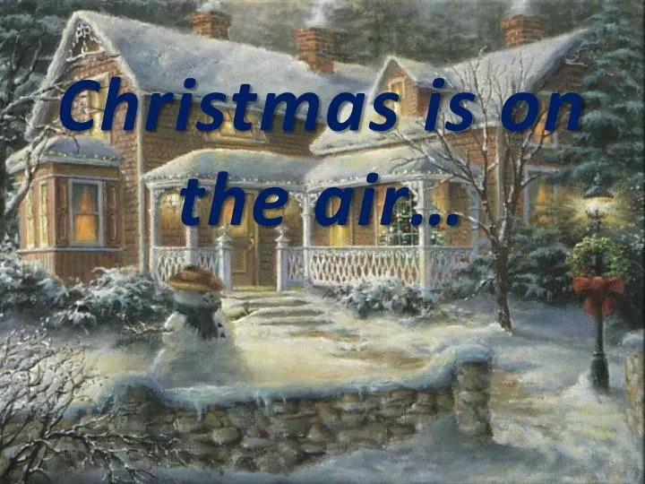 christmas is on the air