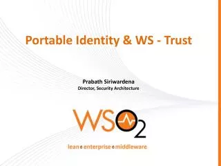 Portable Identity &amp; WS - Trust