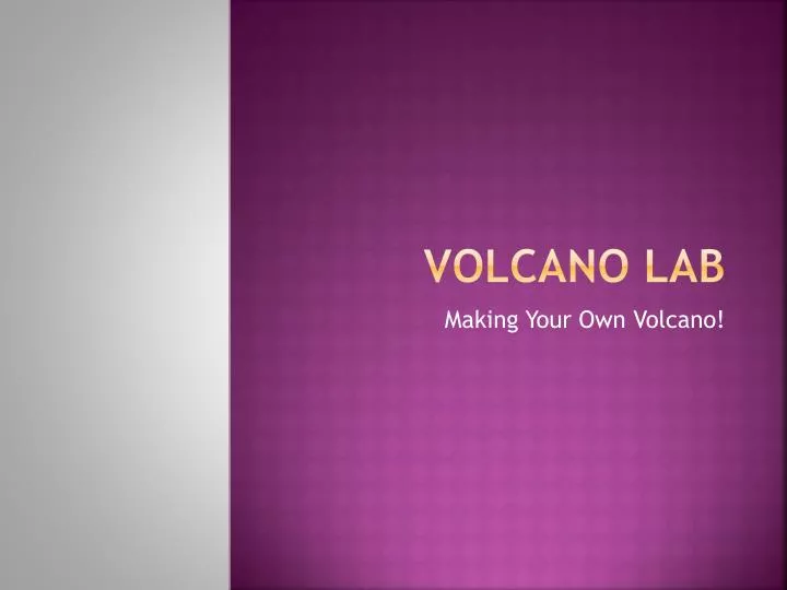 volcano lab