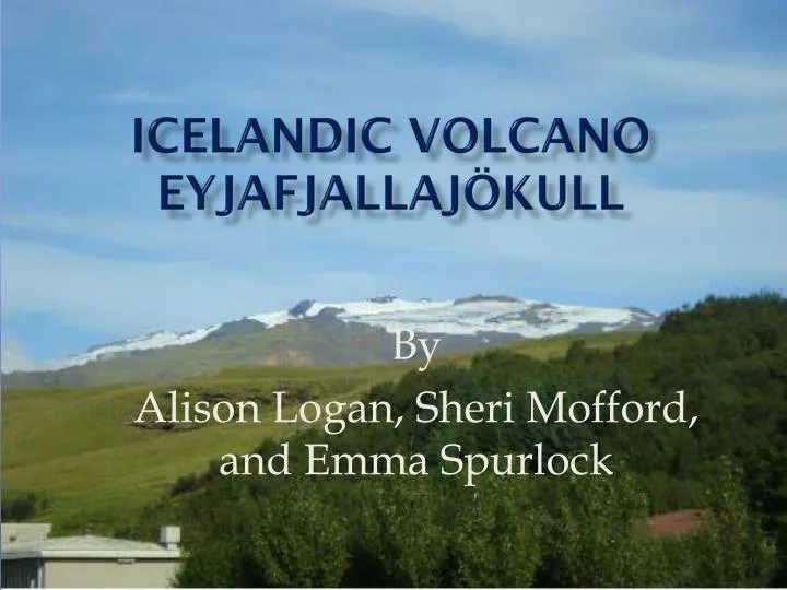 icelandic volcano eyjafjallaj kull