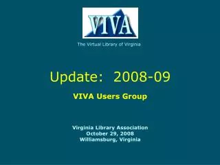 The Virtual Library of Virginia