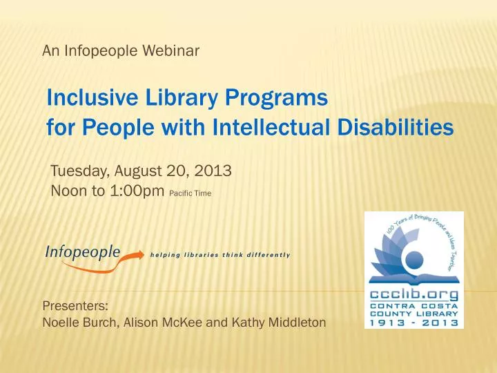 an infopeople webinar